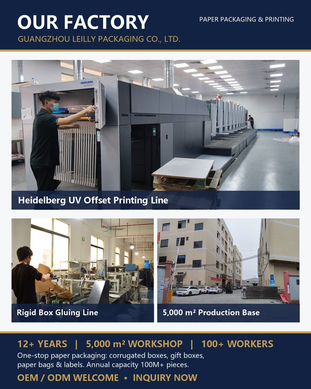 Leilly Packaging production facility in Foshan, Guangdong