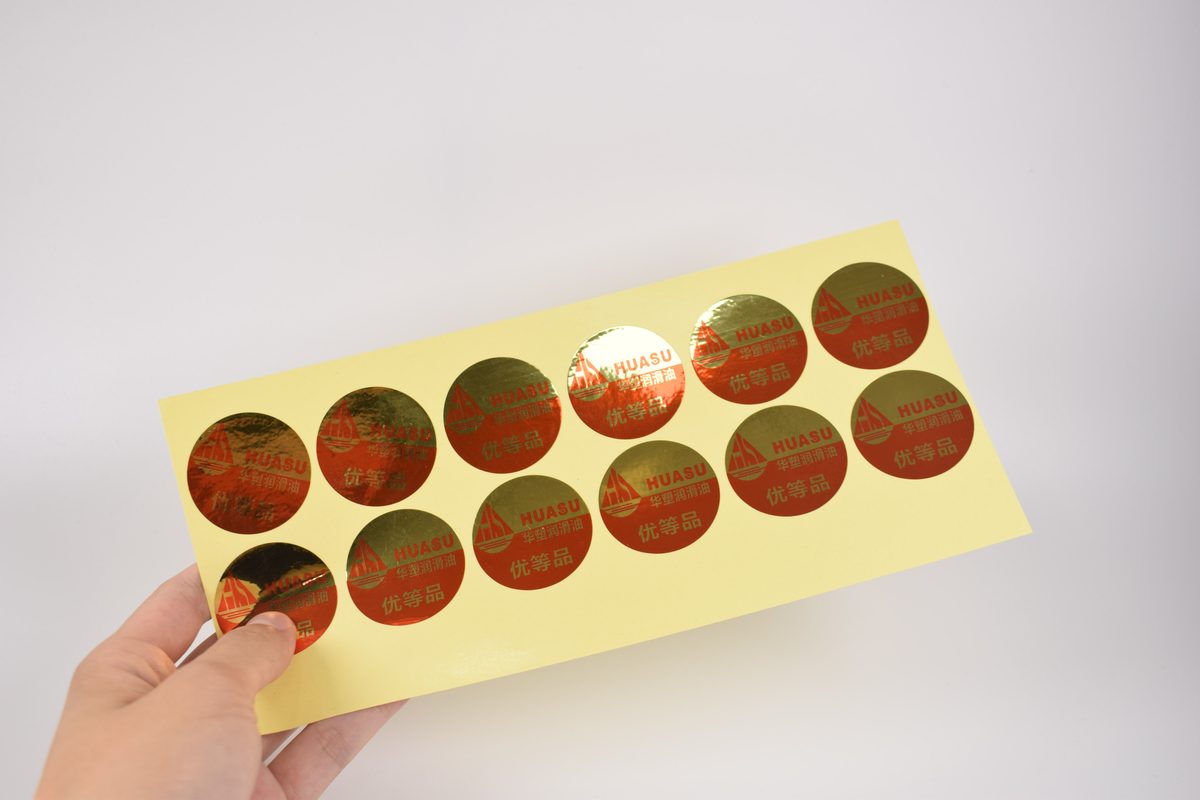 Gold and Silver Sheet Labels