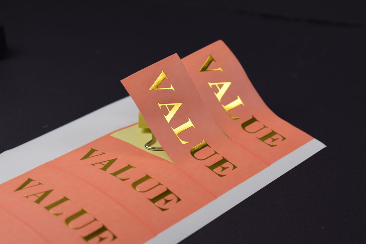 Bottle Seal Stickers with Gold Foil Stamping