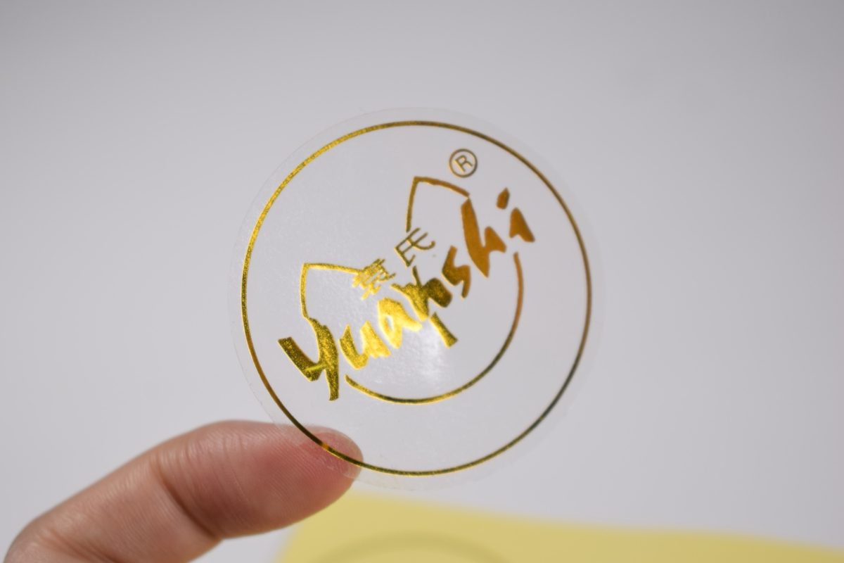 Transparent Round Seal Stickers