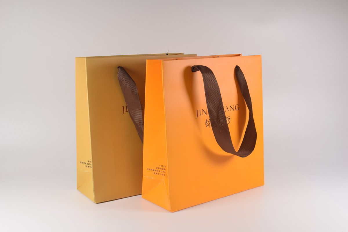 Gift Bag and Rigid Box Set in Matching Colour